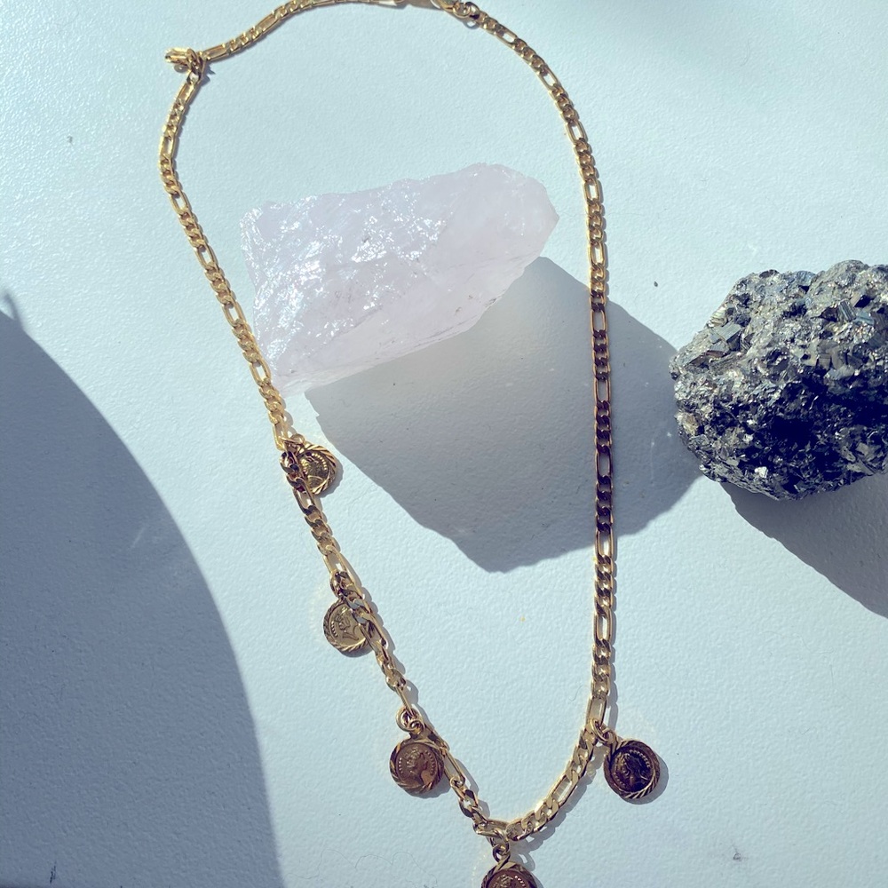 Gold plated 16” necklace